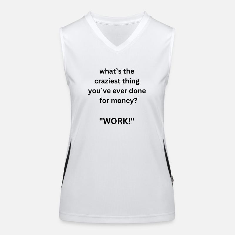 Work!? Women's Functional Contrast Tank Top