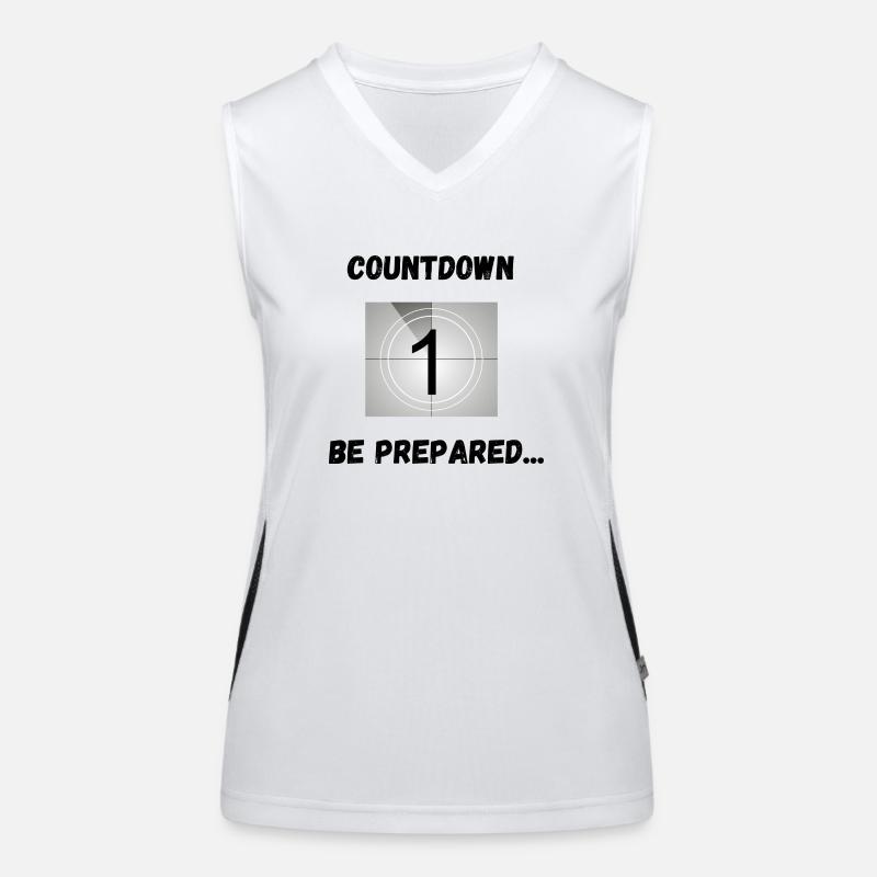 Countdown, be ready Women's Functional Contrast Tank Top