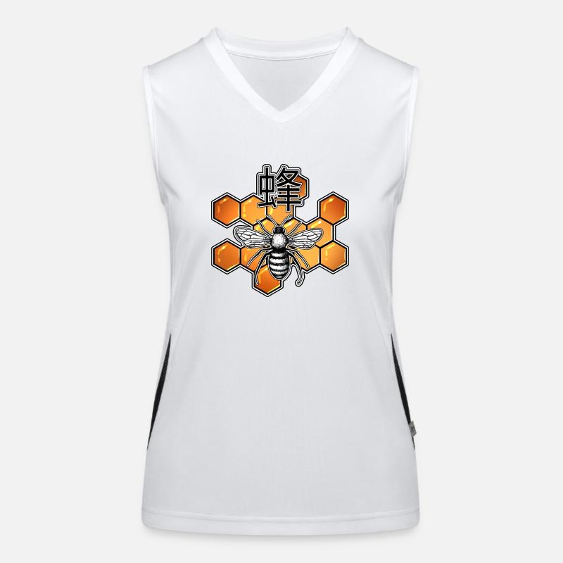 Abeille Kanji Débardeur respirant contrasté Femme