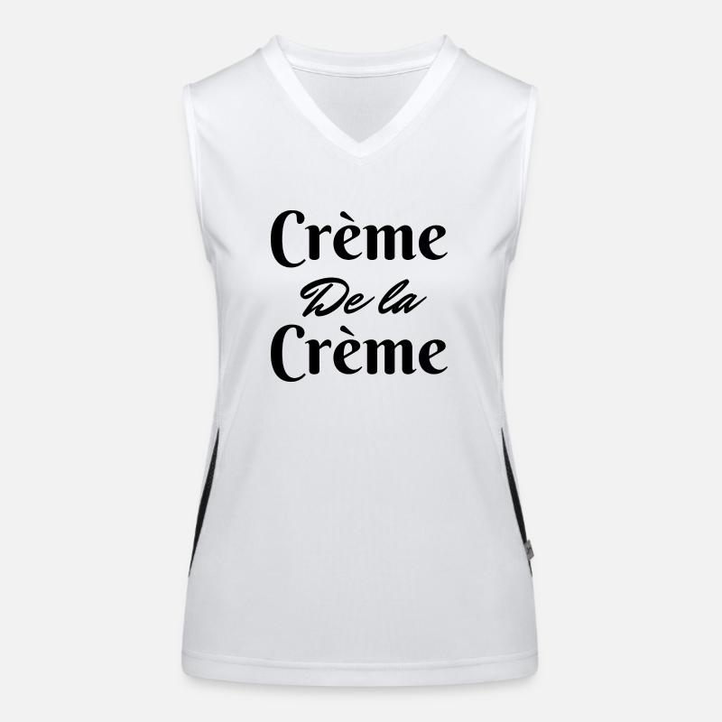Crème de la Crème Funktionelles Kontrast-Tank Top für Frauen