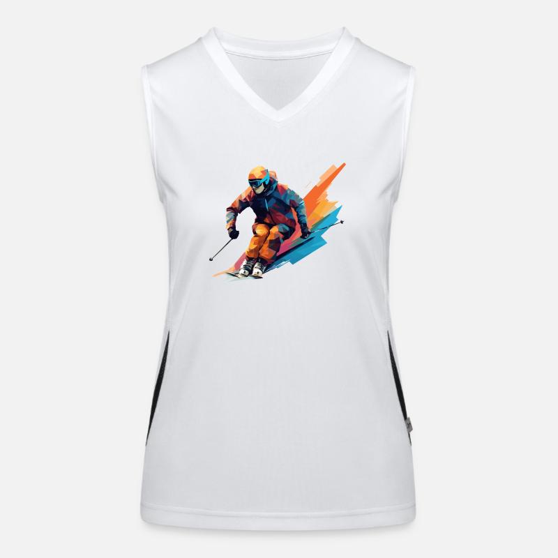 Ski design Women's Functional Contrast Tank Top