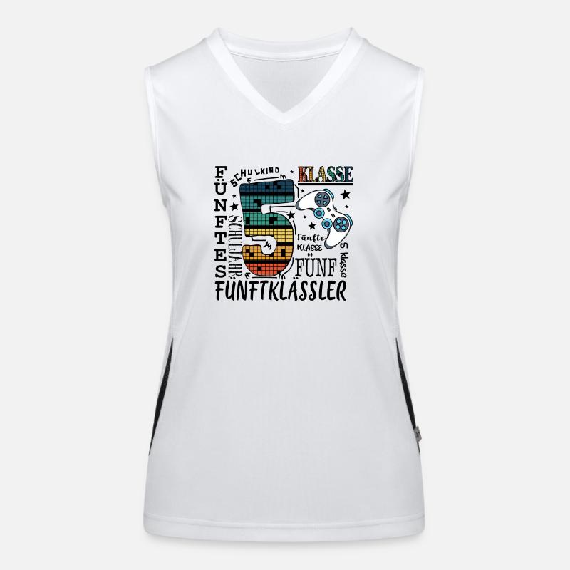 5. Klasse Gaming Funktionelles Kontrast-Tank Top für Frauen