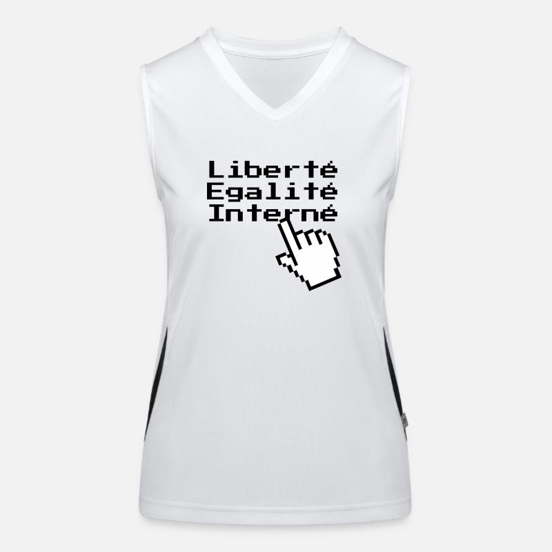 Internet Débardeur respirant contrasté Femme