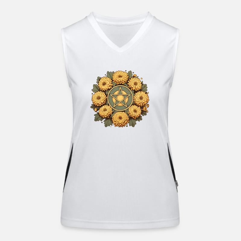 Retro Pentacle Women's Functional Contrast Tank Top