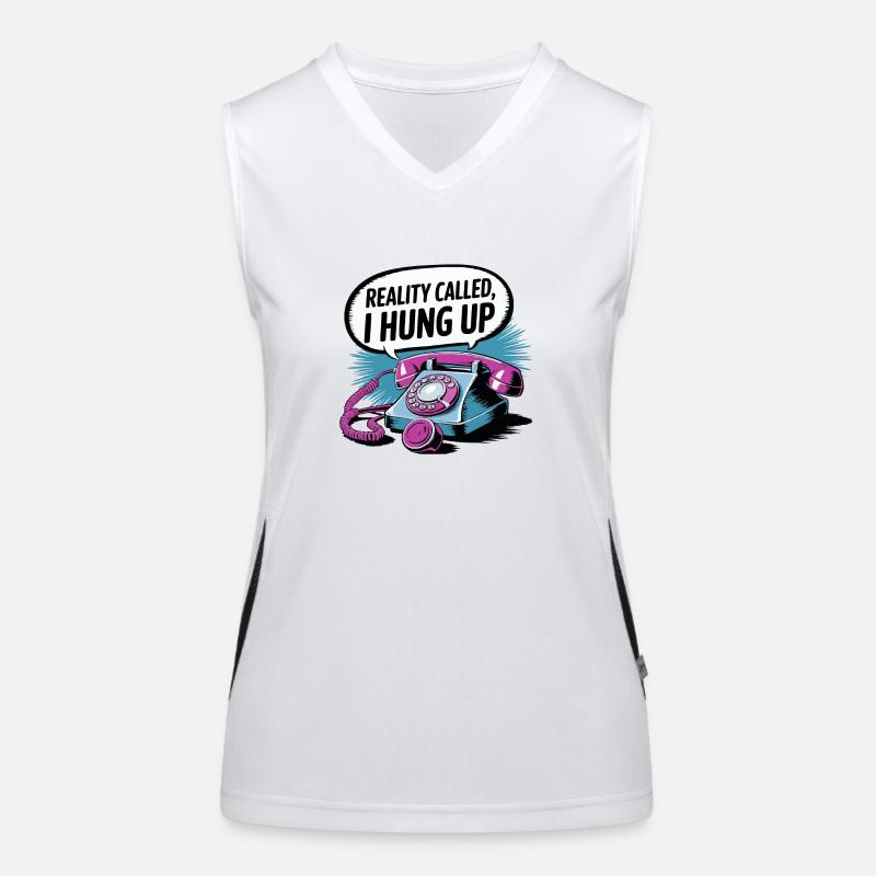 Reality Called, I Hung Up Women's Functional Contrast Tank Top