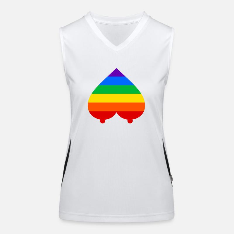 rainbow Women's Functional Contrast Tank Top