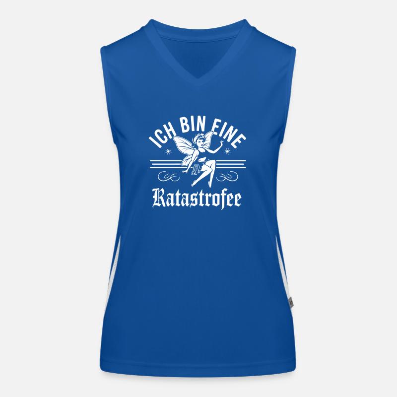 Ich bin eine Katastrophe Women's Functional Contrast Tank Top