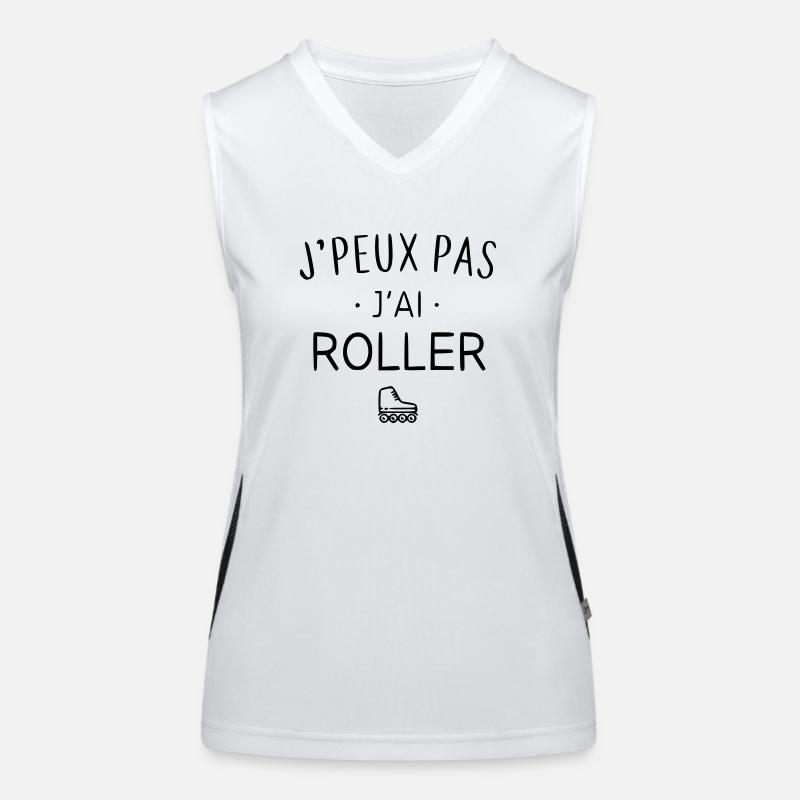 j'peux pas j'ai roller Débardeur respirant contrasté Femme