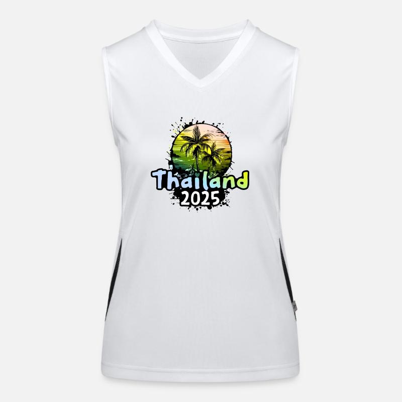 Thailand 2025 Funktionelles Kontrast-Tank Top für Frauen