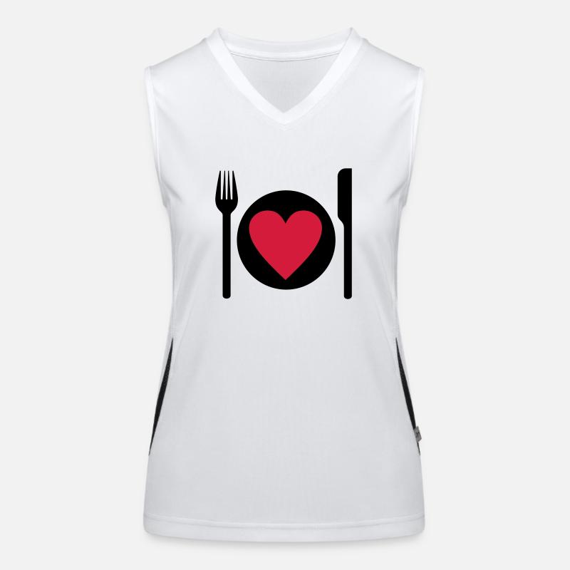 essen Funktionelles Kontrast-Tank Top für Frauen