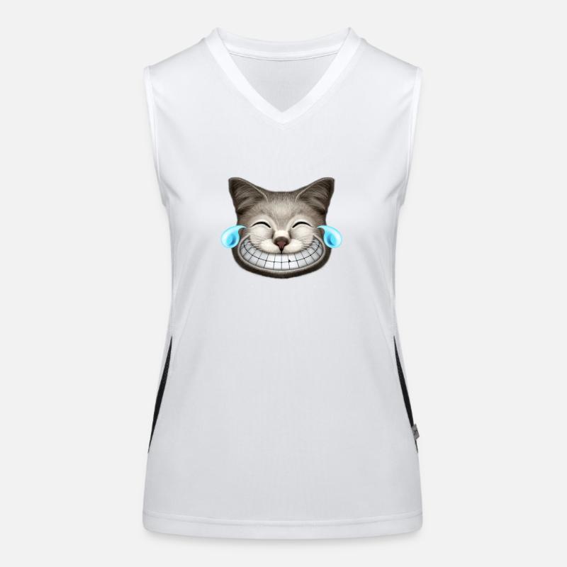 EMOTIONS CATBURST LACHEN Funktionelles Kontrast-Tank Top für Frauen