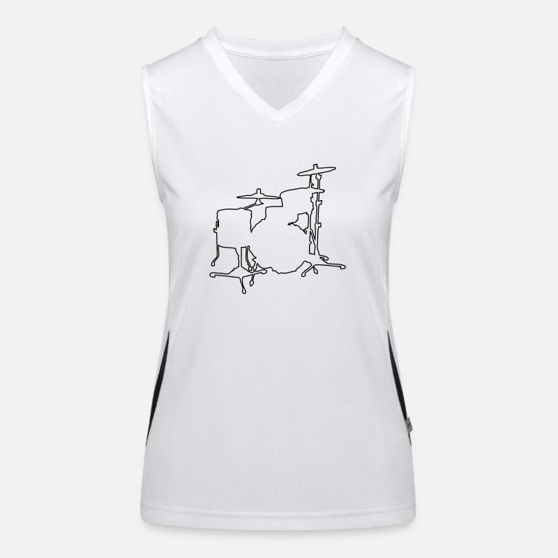 Batteries Silhouette Débardeur respirant contrasté Femme