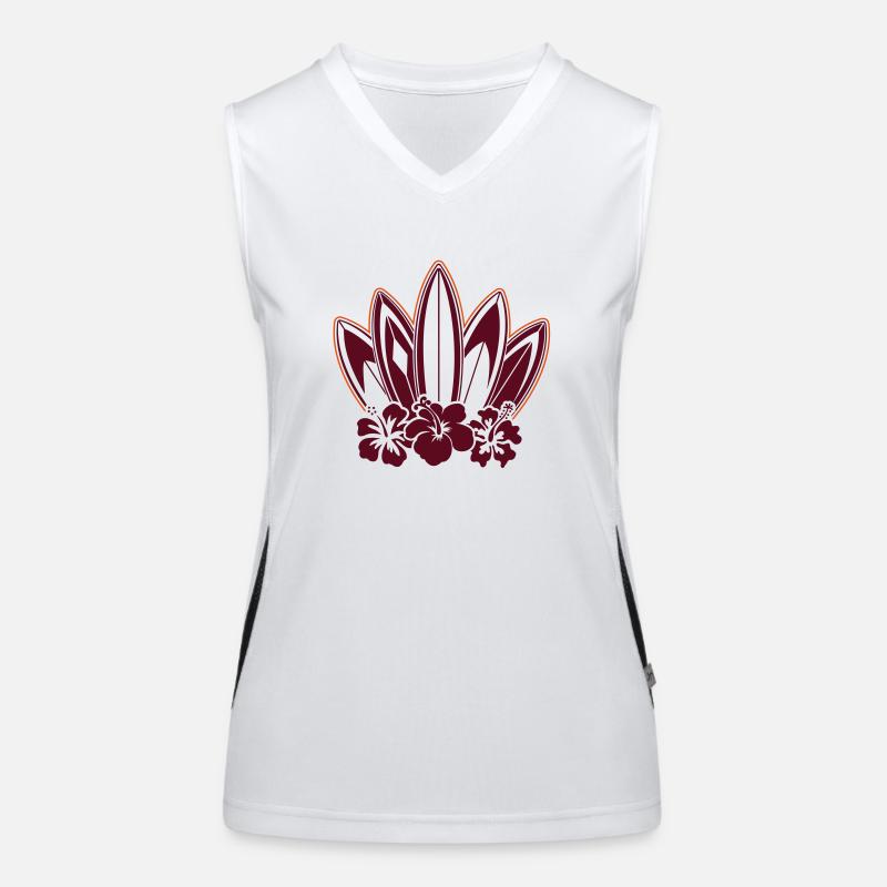 Planches de surf Débardeur respirant contrasté Femme