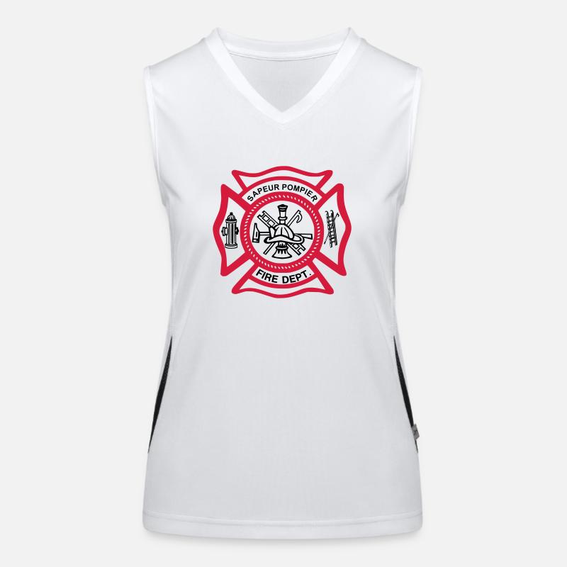 shield firefighter Women's Functional Contrast Tank Top