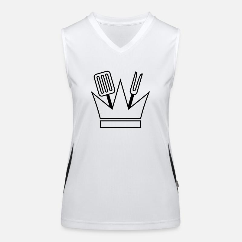 Kitchen King Funktionelles Kontrast-Tank Top für Frauen