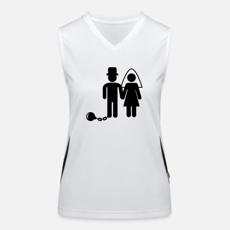 ehepaar Funktionelles Kontrast-Tank Top für Frauen
