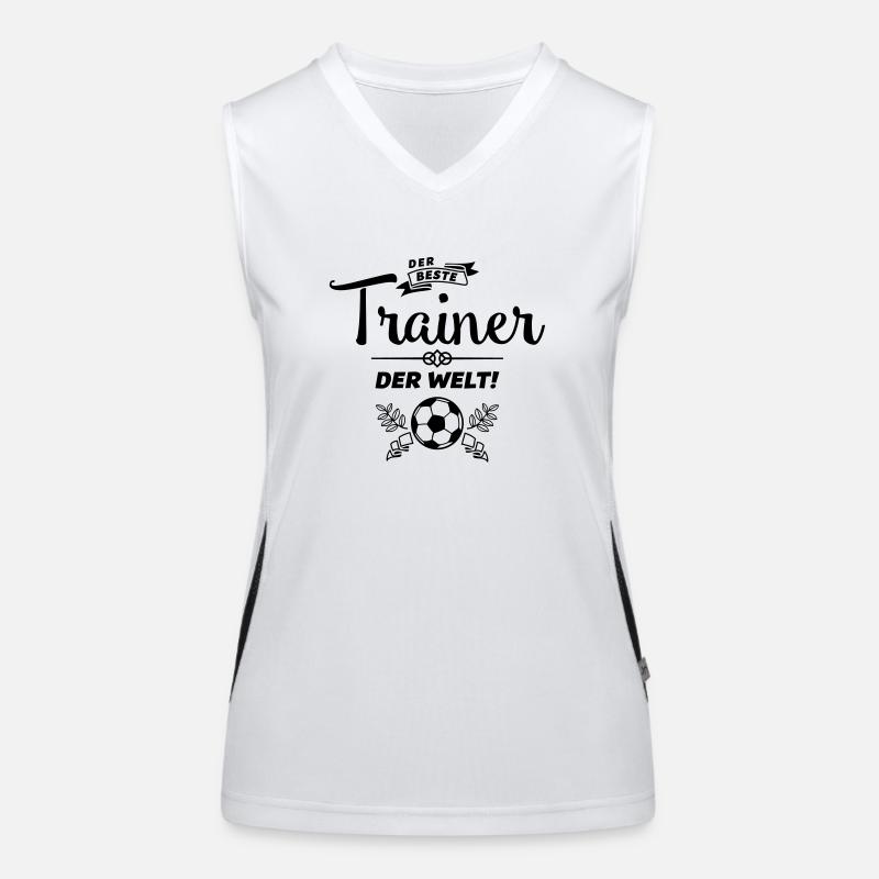 trainer der beste Funktionelles Kontrast-Tank Top für Frauen