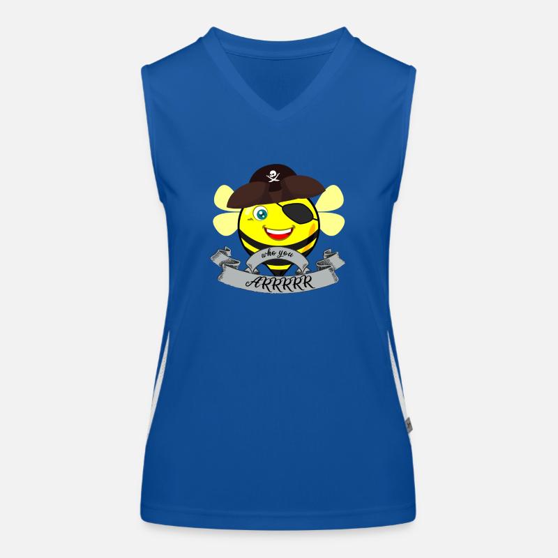 Abeille qui vous arrrr Débardeur respirant contrasté Femme