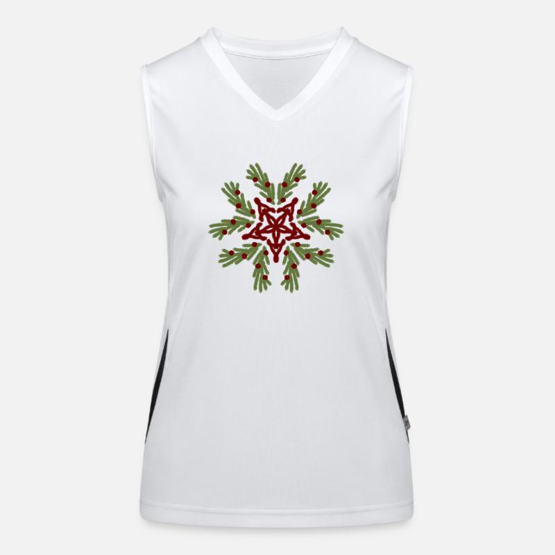 Pull de Noël moche Débardeur respirant contrasté Femme
