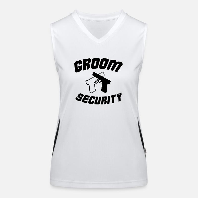 Groom Security Funktionelles Kontrast-Tank Top für Frauen
