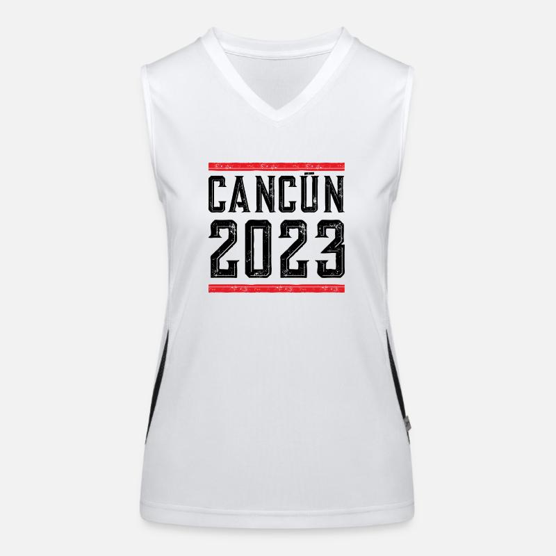 Cancun 2023 Débardeur respirant contrasté Femme