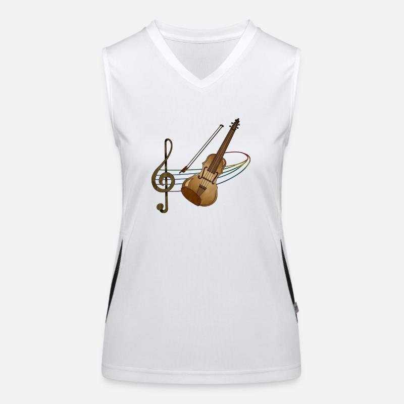 Violon Débardeur respirant contrasté Femme