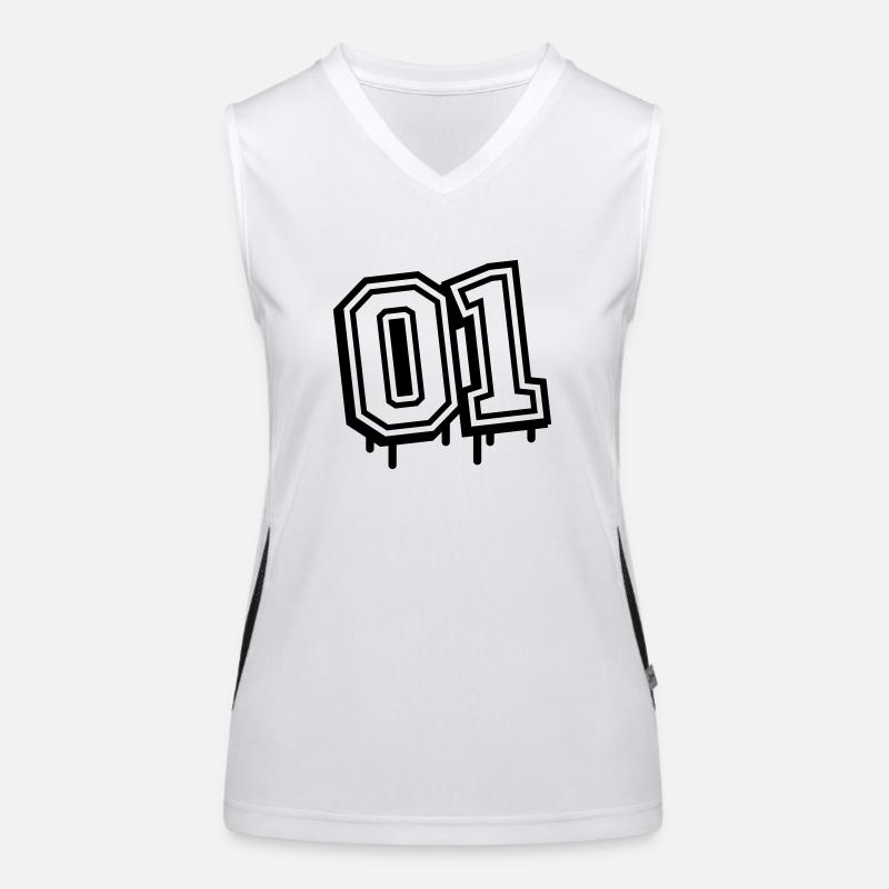 01 eins nummer Funktionelles Kontrast-Tank Top für Frauen