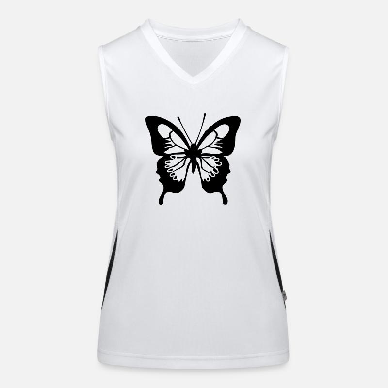 papillon Débardeur respirant contrasté Femme
