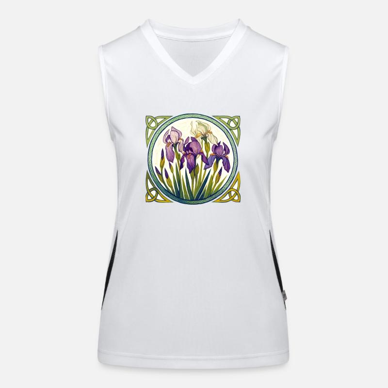Irises Women's Functional Contrast Tank Top