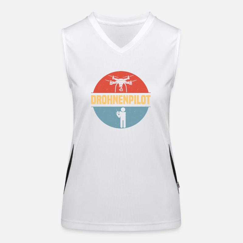 Pilote de drone RC Drone Quadcoptère Débardeur respirant contrasté Femme