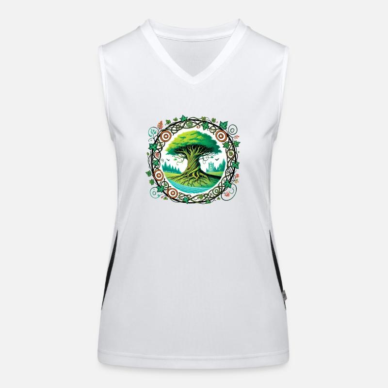 Tree of Life Women's Functional Contrast Tank Top