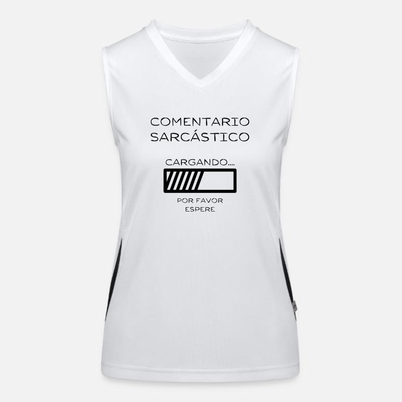 Loading: Sarcastic Comment in Progress Women's Functional Contrast Tank Top