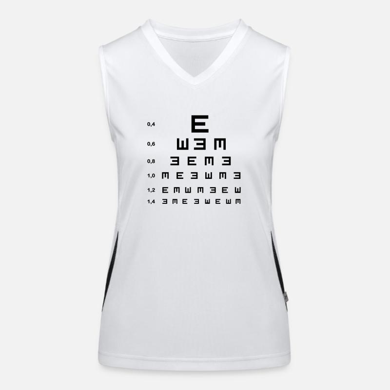 Opticians, optician, reading, see, eyeglasses, Women's Functional Contrast Tank Top