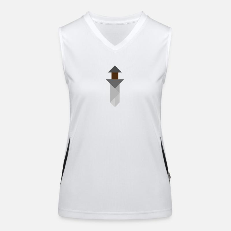 Sword - Tangram Women's Functional Contrast Tank Top