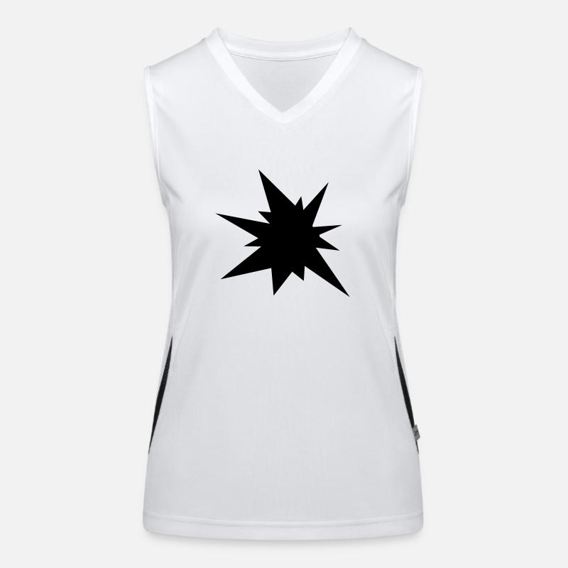 Explosion star Women's Functional Contrast Tank Top