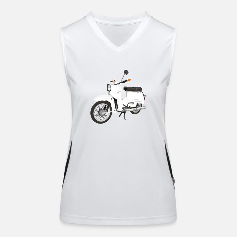 Simson Schwalbe Funktionelles Kontrast-Tank Top für Frauen
