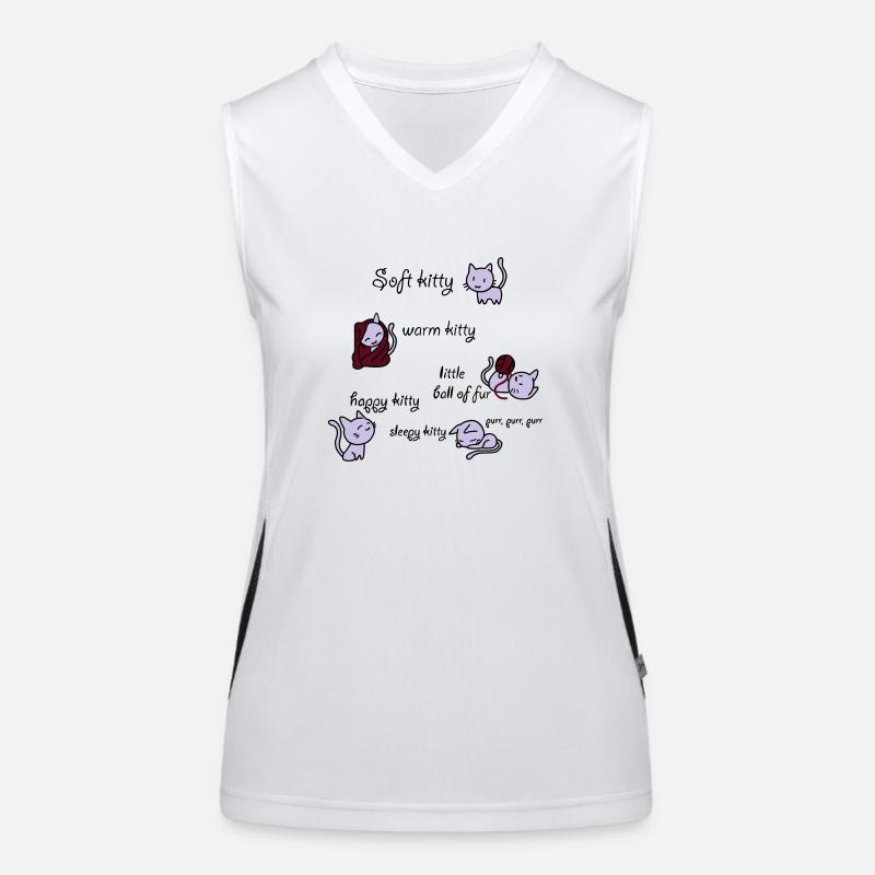 Soft Kitty Funktionelles Kontrast-Tank Top für Frauen