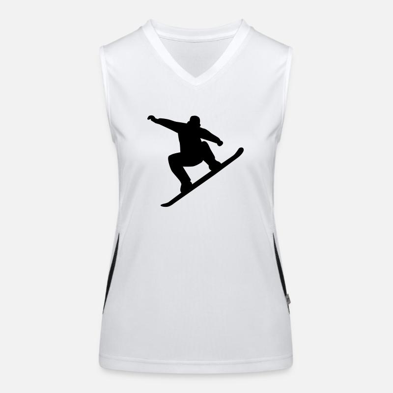 Snowboarding Funktionelles Kontrast-Tank Top für Frauen