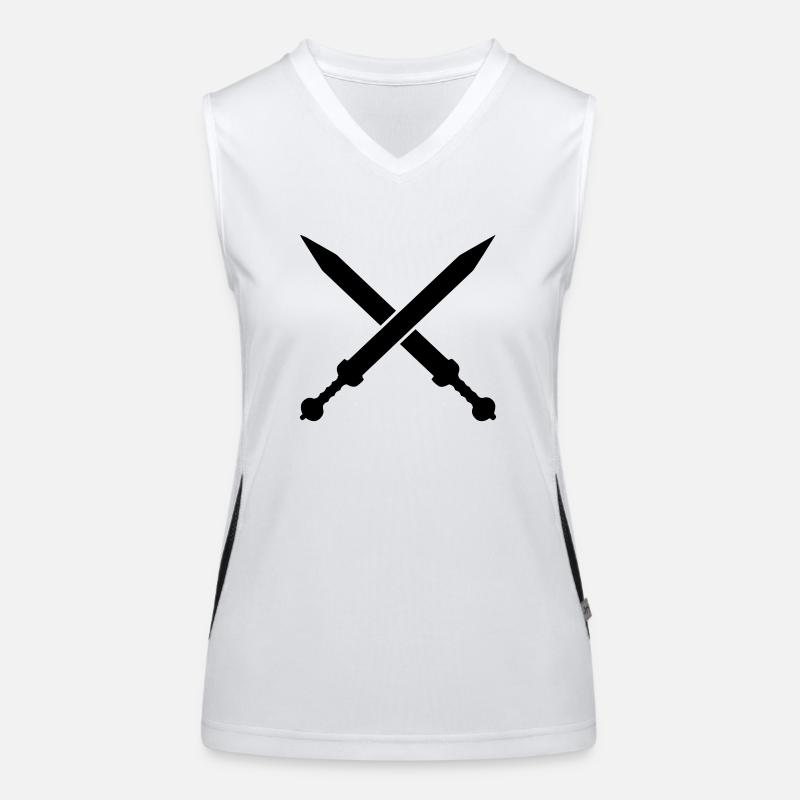 Swords Women's Functional Contrast Tank Top