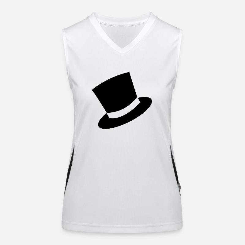 zylinder Funktionelles Kontrast-Tank Top für Frauen