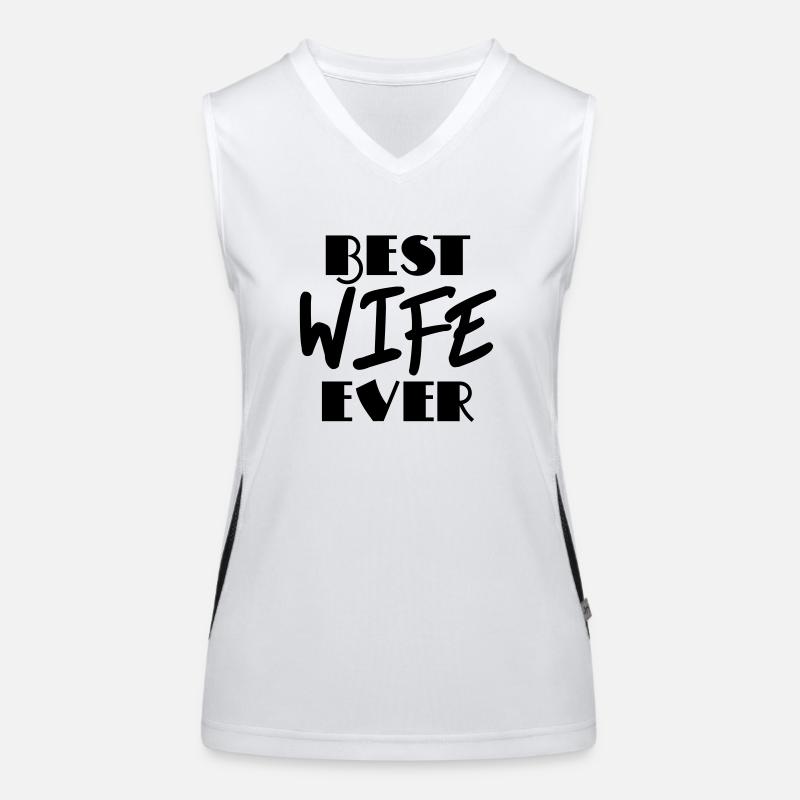 Best wife ever Women's Functional Contrast Tank Top