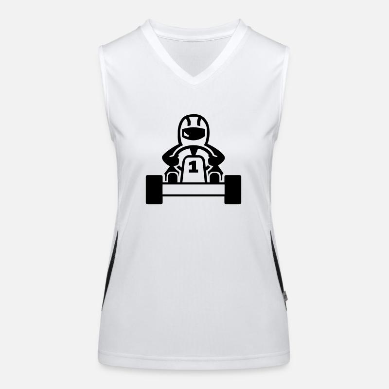 Kart Funktionelles Kontrast-Tank Top für Frauen