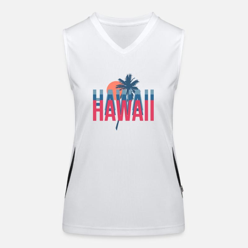 Hawaii Funktionelles Kontrast-Tank Top für Frauen