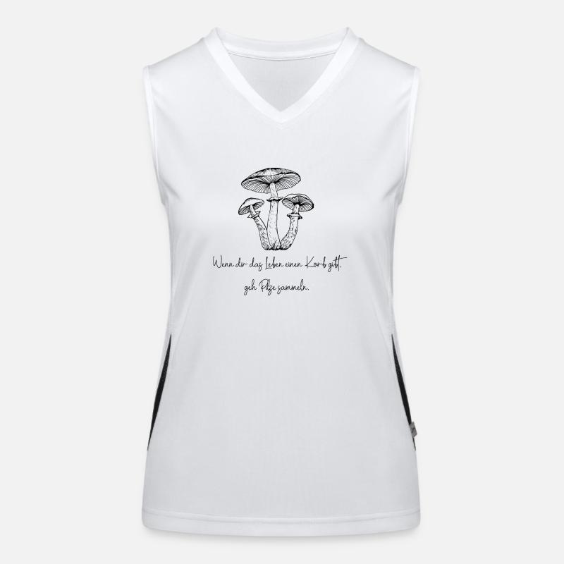 Wenn das Leben dir einen Korb gibt... Funktionelles Kontrast-Tank Top für Frauen