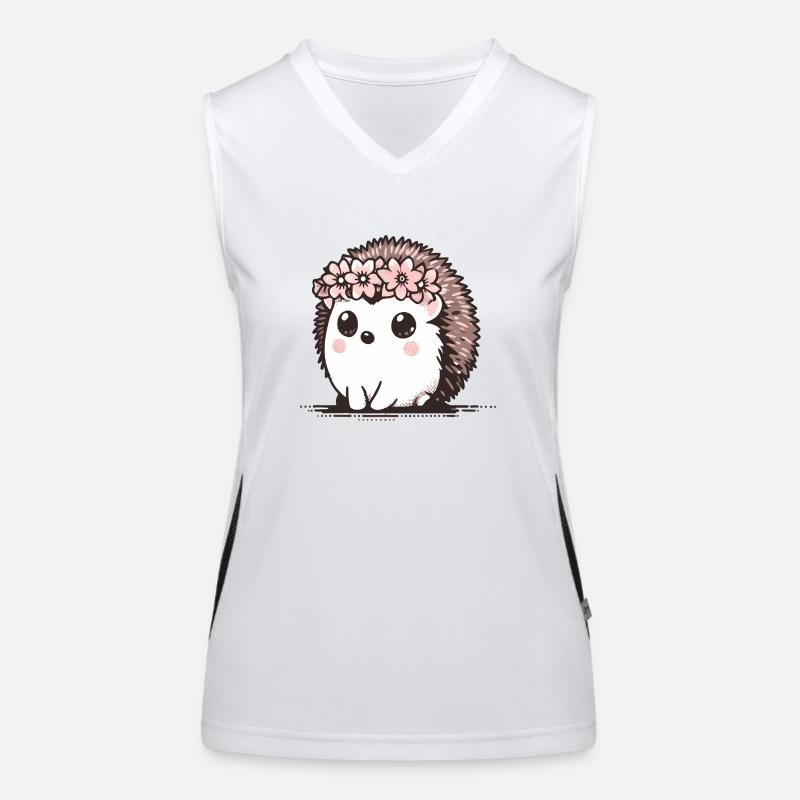 hérisson doux Débardeur respirant contrasté Femme