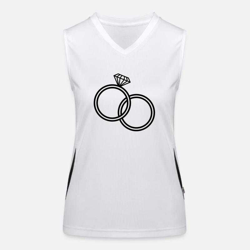 eheringe Funktionelles Kontrast-Tank Top für Frauen