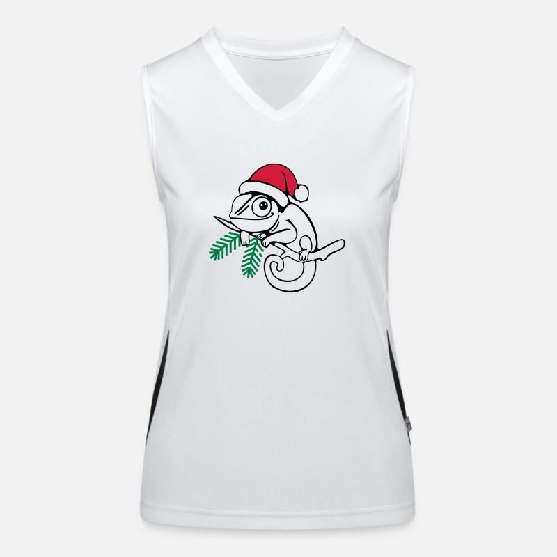 Lui Christmas Tricolor Women's Functional Contrast Tank Top