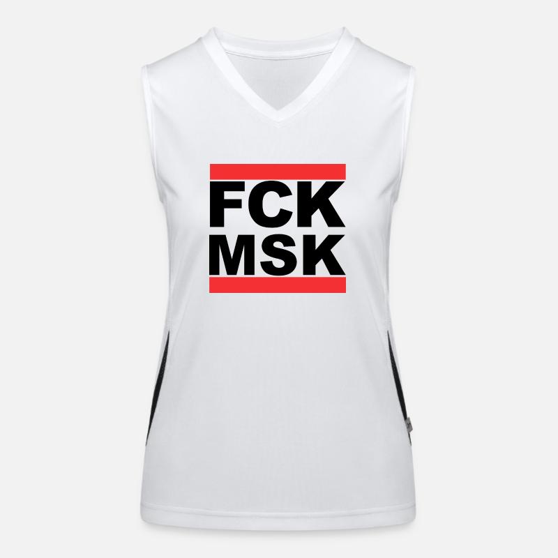 FCK MSK Débardeur respirant contrasté Femme