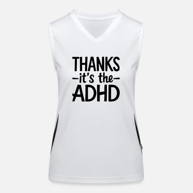 danke, es ist ADHS Funktionelles Kontrast-Tank Top für Frauen