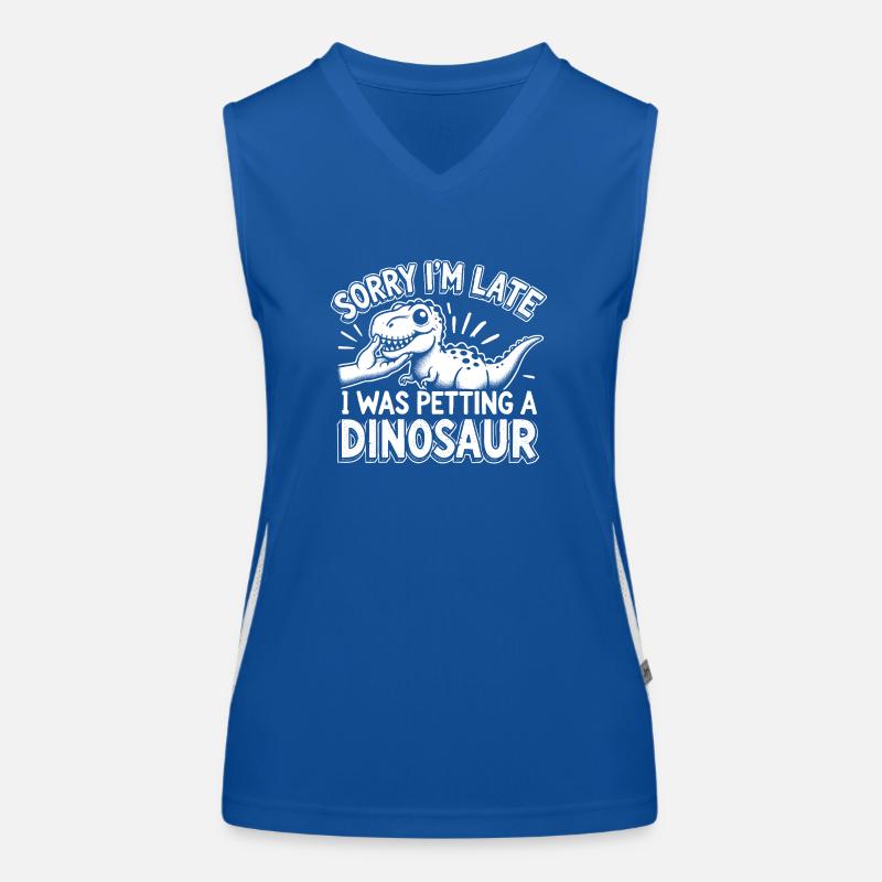 Entschuldigung, ich bin zu spät, ich habe einen Funktionelles Kontrast-Tank Top für Frauen
